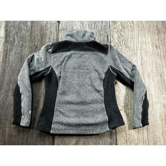 KUHL Women’s Medium Alpenlux Ash Gray Fleece Full Zip Wool Blend Jacket 4348 - Picture 8 of 11